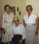 BURT JR, Andrew (1892-1983)- and Alice Edith Violet MITCHELL (Anderson) (1893-1988) and Helen Pauline BECK (Henriksen) (1917-2010).  Photo taken in 1981.